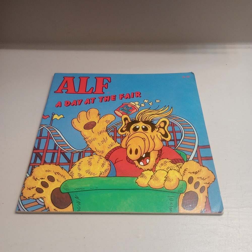 Checkerboard Press Alf A Day At The Fair Vintage Story Book